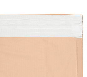 Штора Велюр матовый с креплением Шторная тесьма v03