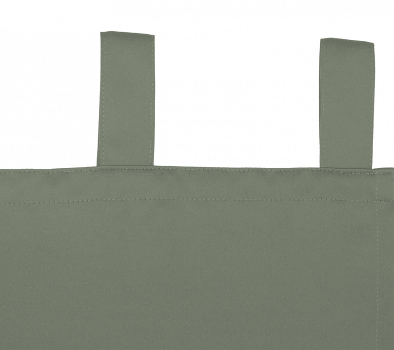 Шторы Премиум зеленые на петлях без липучек. Фото 6