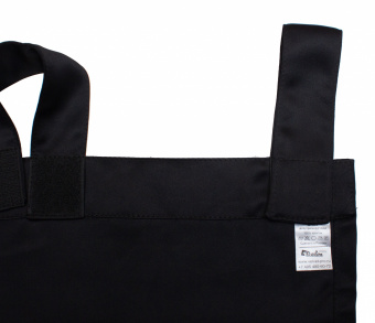 Шторы Премиум черные на петлях на липучках. Фото 6