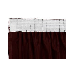 Штора Микровелюр v35 с креплением Шторная тесьма