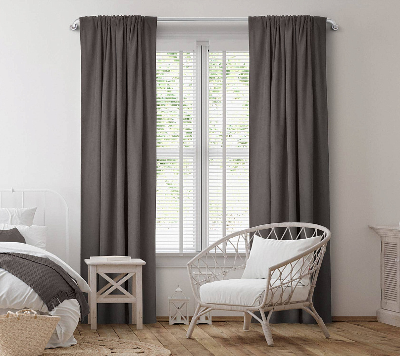 Канвас однотонные v46 с креплением Кулиска. Фото 2