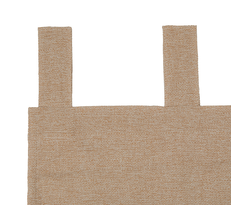 Штора Димаут Рогожка с креплением Петли с липучкой v05. Фото 3