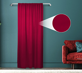Штора Велюр матовый с креплением Кулиса v28