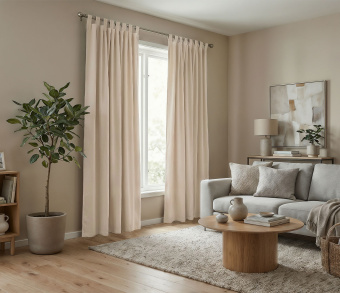 Штора Микровелюр v03 с креплением Петли с липучкой. Фото 2