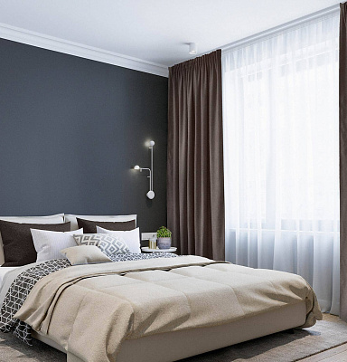 Канвас однотонные v46 с креплением Тесьма