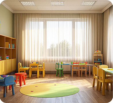 Наши работы. Шторы для детского сада. Фото 2