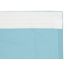 Штора Велюр матовый с креплением Шторная тесьма v18