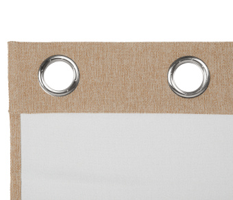 Штора Димаут Рогожка с креплением Люверсы v06. Фото 4