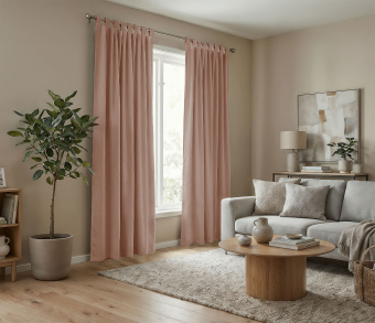 Штора Микровелюр v17 с креплением Петли. Фото 2