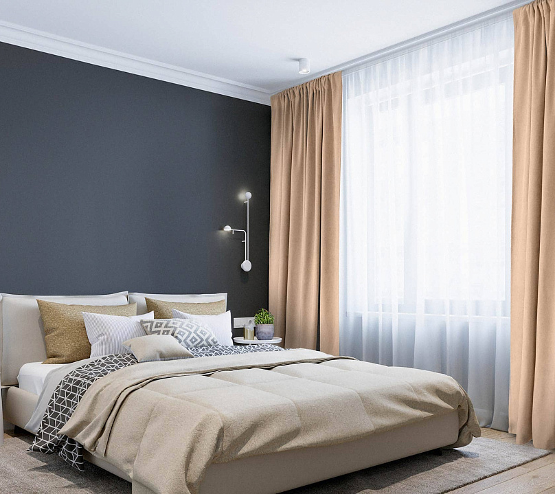 Канвас однотонные v07 с креплением Кулиска. Фото 1