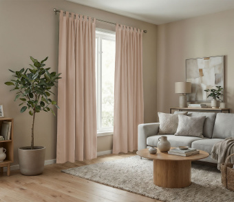 Штора Микровелюр v07 с креплением Петли с липучкой. Фото 2