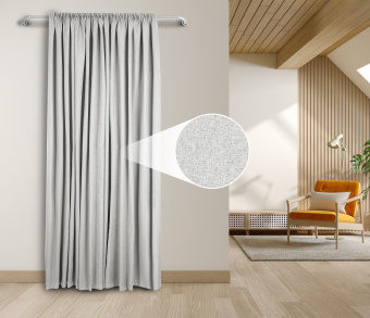 Штора Блэкаут Долли с креплением Шторная тесьма v02. Фото 1