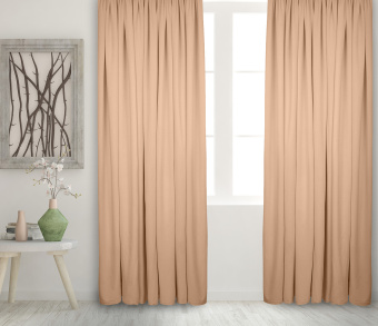 Штора Велюр матовый с креплением Петли с липучкой v03. Фото 2