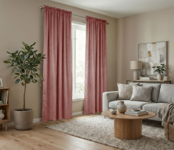 Штора Микровелюр v16 с креплением Кулиса с гребешком. Фото 2