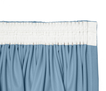 Штора Велюр матовый с креплением Шторная тесьма v19. Фото 4