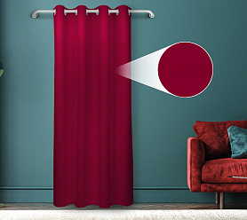 Штора Велюр матовый с креплением Люверсы v28