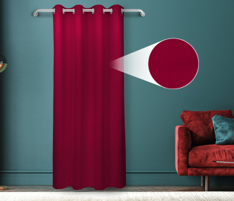 Штора Велюр матовый с креплением Люверсы v28. Фото 1