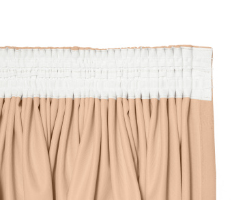 Штора Велюр матовый с креплением Шторная тесьма v03. Фото 4