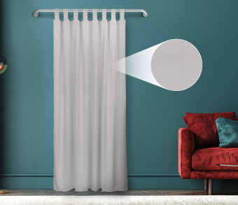 Штора Велюр матовый с креплением Петли с липучкой v10. Фото 1