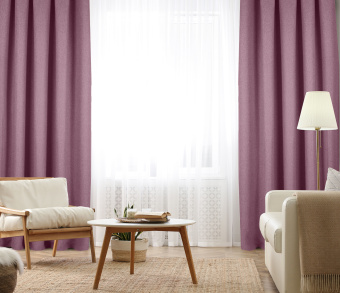 Штора Димаут Рогожка с креплением Люверсы v23. Фото 2