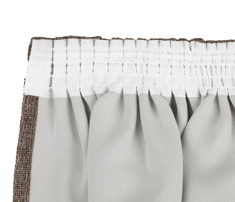 Штора Димаут Рогожка с креплением Шторная тесьма v25. Фото 5