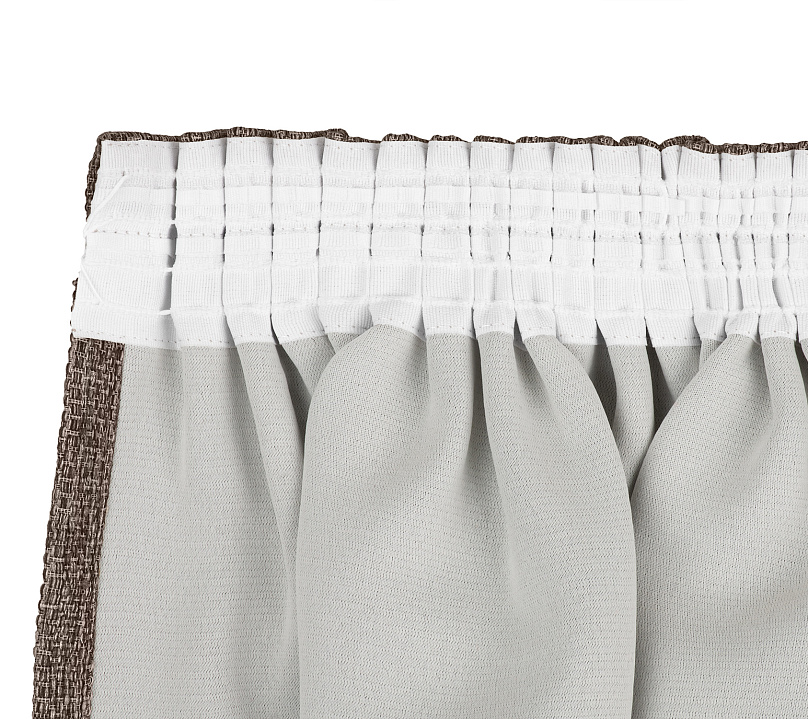 Штора Димаут Рогожка с креплением Шторная тесьма v25. Фото 5