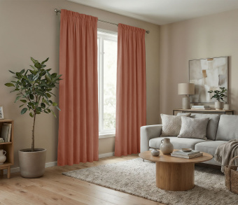 Штора Микровелюр v13 с креплением Шторная тесьма. Фото 2