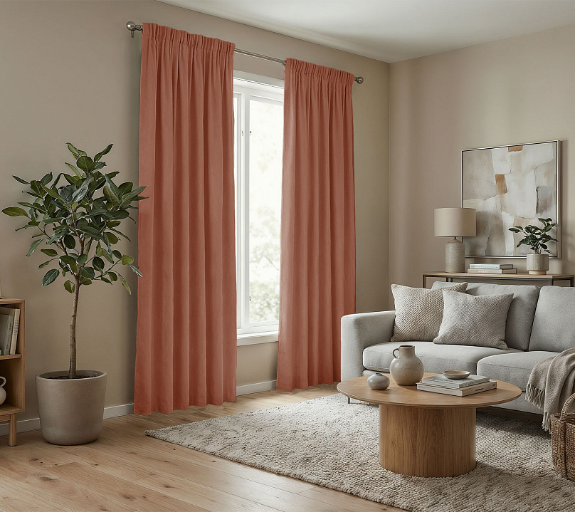 Штора Микровелюр v13 с креплением Шторная тесьма. Фото 2