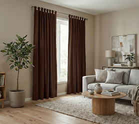 Штора Микровелюр v28 с креплением Петли с липучкой