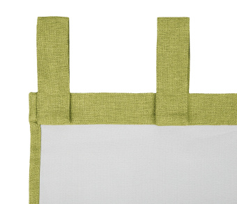 Штора Димаут Рогожка с креплением Петли с липучкой v20. Фото 4