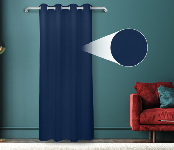 Штора Велюр матовый с креплением Люверсы v32. Фото 1