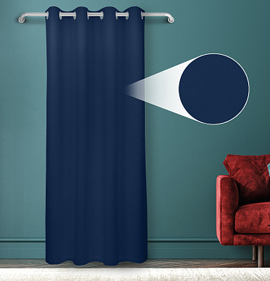 Штора Велюр матовый с креплением Люверсы v32