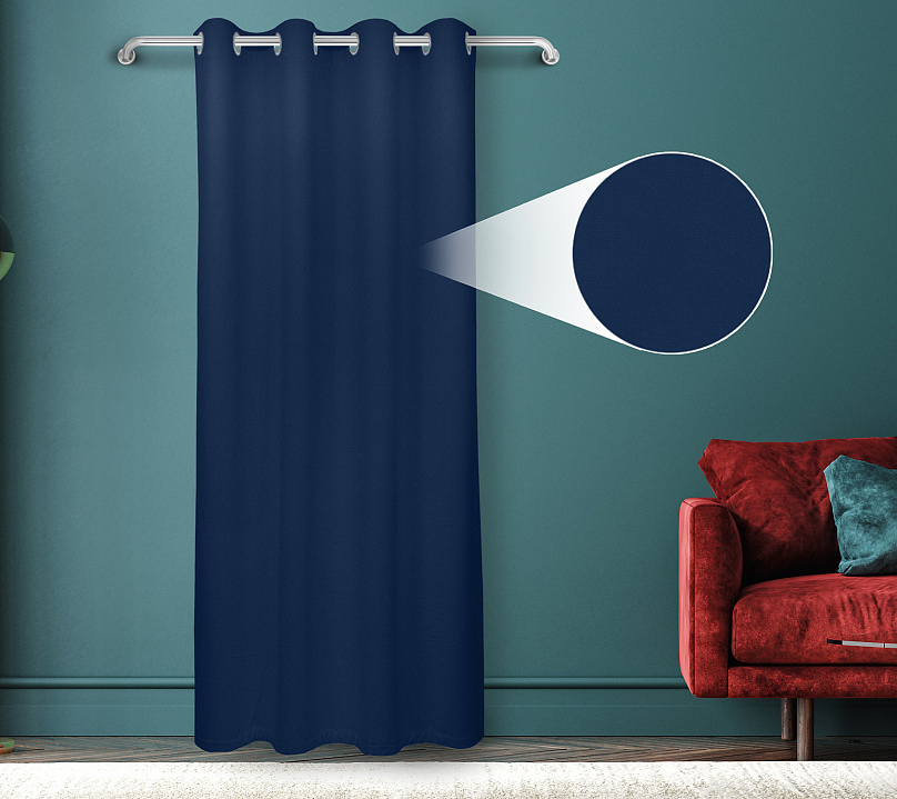 Штора Велюр матовый с креплением Люверсы v32. Фото 1