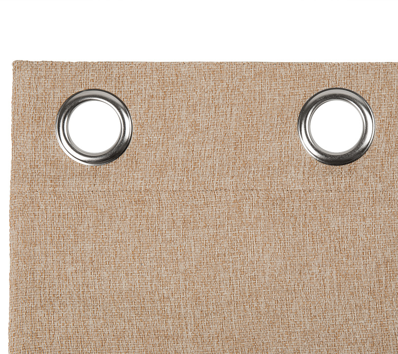 Штора Димаут Рогожка с креплением Люверсы v05. Фото 3