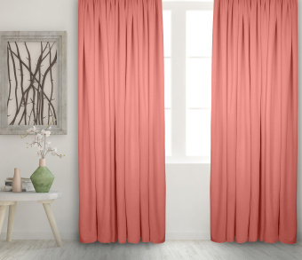 Штора Велюр матовый с креплением Петли v25. Фото 2