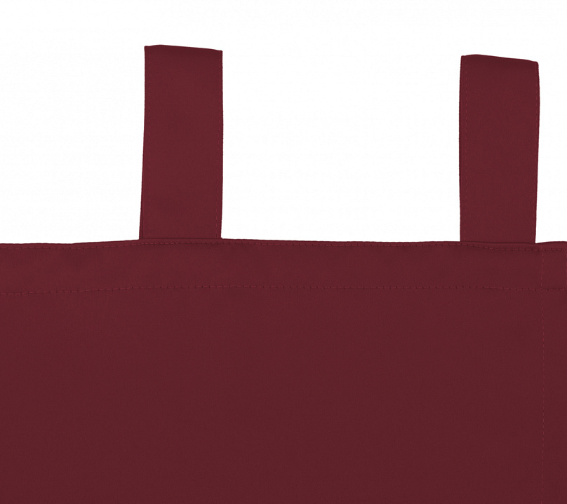 Шторы Премиум рубиновые на петлях без липучек. Фото 6