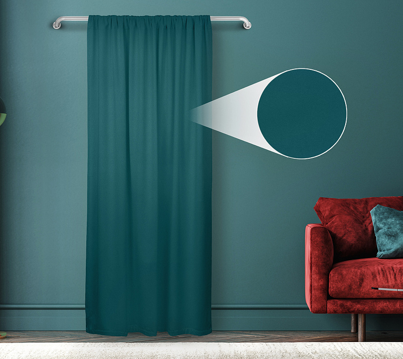 Штора Велюр матовый с креплением Кулиса v17. Фото 1