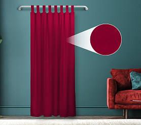 Штора Велюр матовый с креплением Петли v28