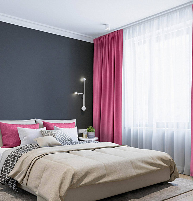 Канвас однотонные v24 с креплением Кулиска