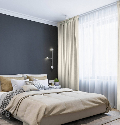 Канвас однотонные v02 с креплением Кулиска с гребешком