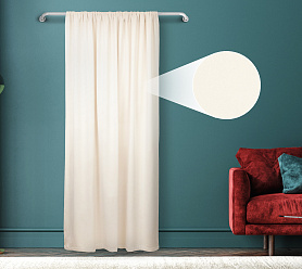 Штора Велюр матовый с креплением Кулиса v01