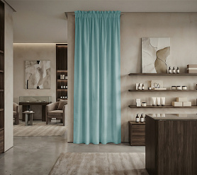 Штора Микровелюр v19 с креплением Кулиса с гребешком