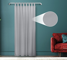 Штора Велюр матовый с креплением Петли v12