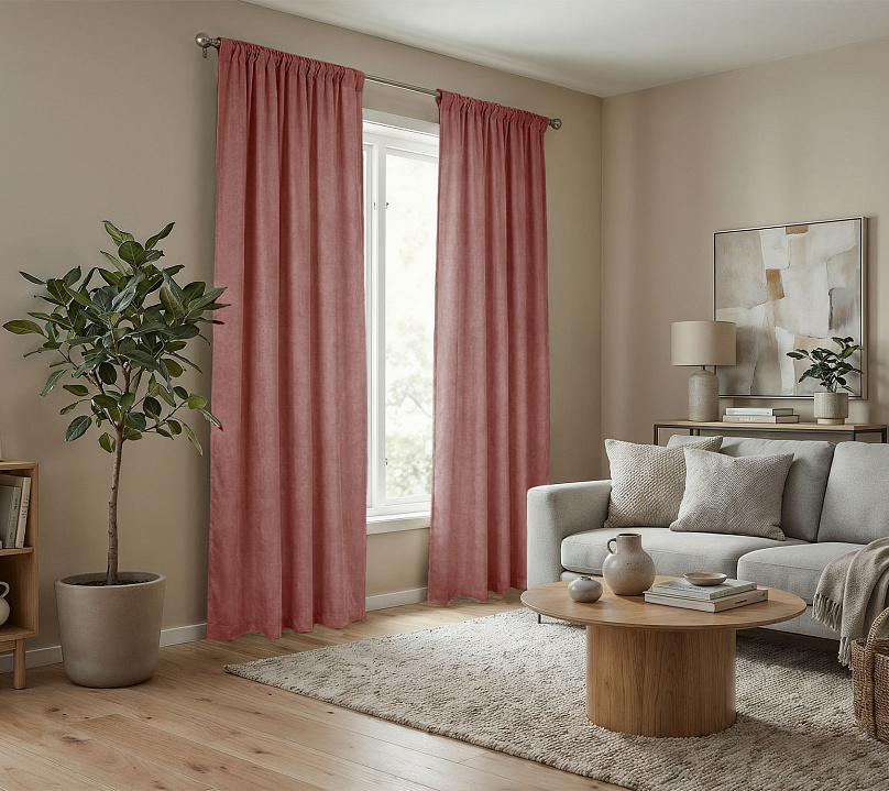 Штора Микровелюр v16 с креплением Кулиса. Фото 2