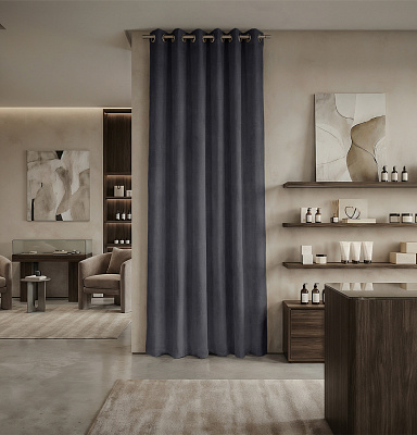 Штора Микровелюр v32 с креплением Люверсы