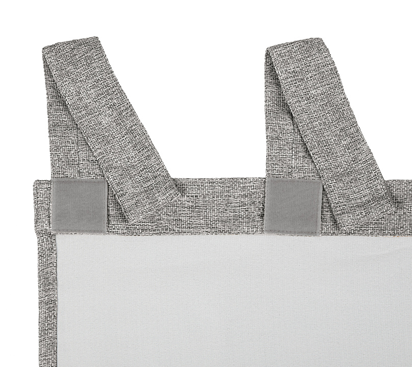 Штора Димаут Рогожка с креплением Петли с липучкой v12. Фото 5