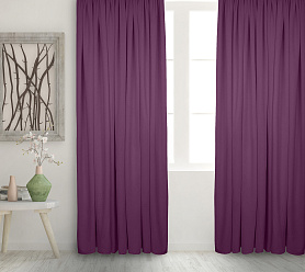 Штора Велюр матовый с креплением Кулиса v26