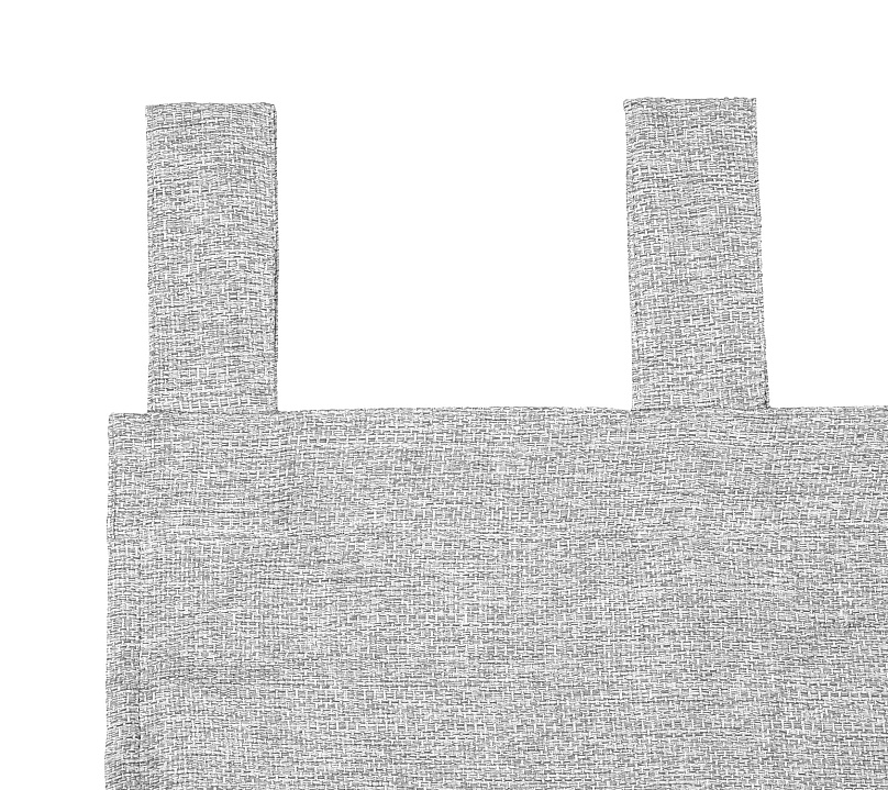 Штора Димаут Рогожка с креплением Петли с липучкой v11. Фото 3