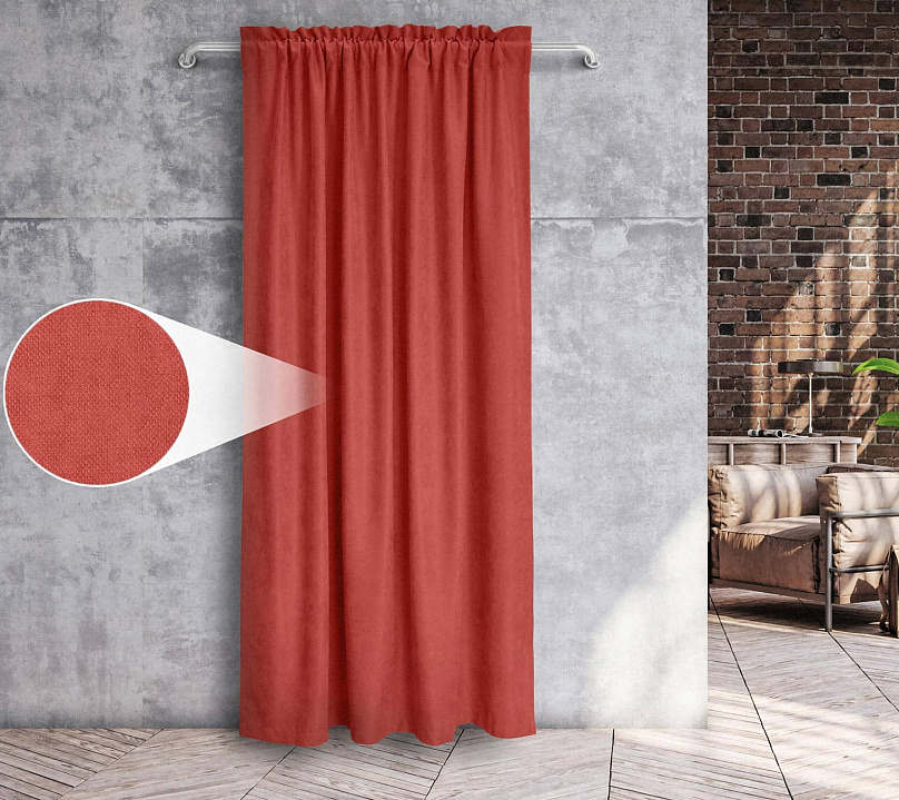 Канвас однотонные v42 с креплением Кулиска с гребешком. Фото 3