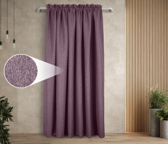 Штора Димаут Рогожка с креплением Кулиса с гребешком v24. Фото 1